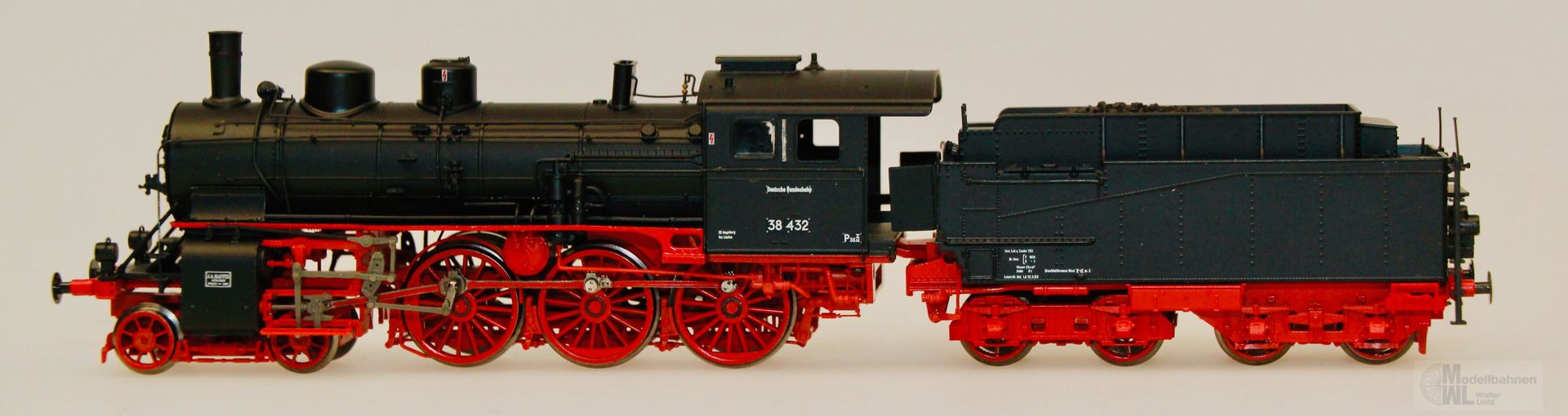 Brawa 40654 - BRAWA - Dampflok BR 38 432 DB Ep.III schwarz H0/GL